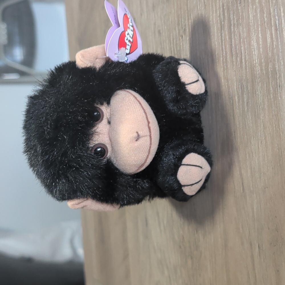 Vintage 80's Milo the Monkey Puffkins Plush